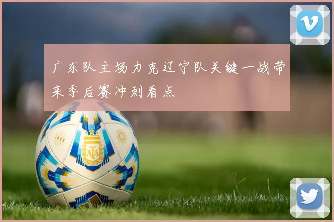 广东队主场力克辽宁队关键一战带来季后赛冲刺看点